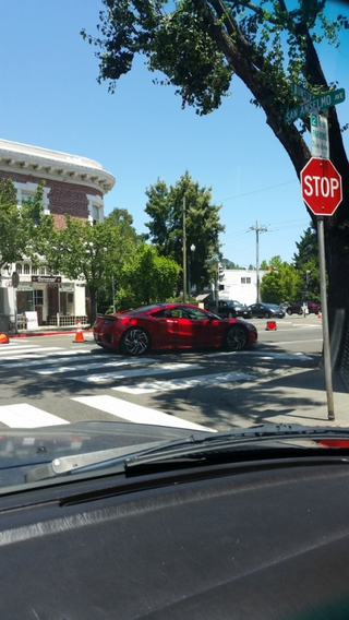 NSX that may be the one I have seen before. Same color. Only one I’ve seen if that’s the case.